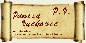 Puniša Vučković vizit kartica